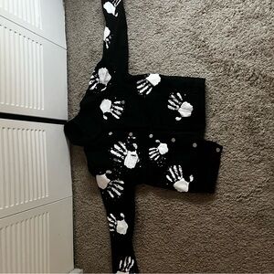 Just Black Handprint Jacket Custom